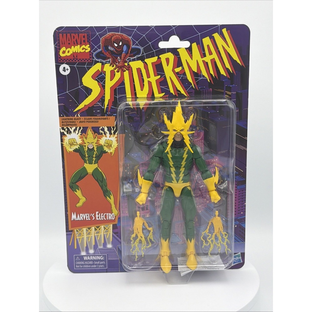 Hasbro Marvel Legends Electro‎ 6" Retro Spider-Man Collection NIB